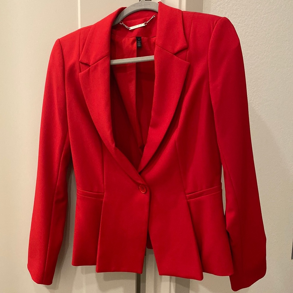 WHBM red blazer 4